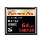SanDisk SDCFXPS-064G-X46 (SDCFXPS064GX46) 64GB CF Extreme Pro 160MB/s CompactFlash Memory Card SanDisk SDCFXPS-064G-X46 (SDCFXPS064GX46) 64GB CF Extreme Pro 160MB/s CompactFlash Memory Card